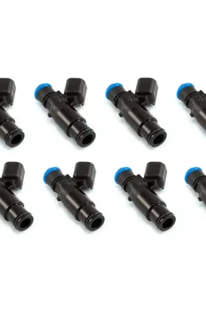 Hot Picks Injector Dynamics 2600-XDS Injectors - 48mm Length - 14mm Top - 14mm Bottom Adapter (Set of 8)