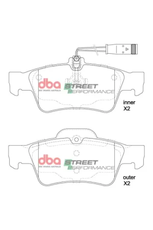 Mega Sale DBA 03-14 Mercedes-Benz CL500 SP Performance Rear Brake Pads