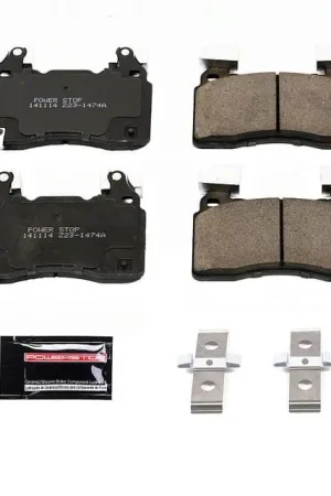 Get Yours PowerStop Z23 Evolution Sport Carbon-Fiber Ceramic Brake Pads; Front Pair