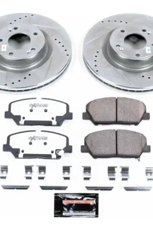 Holiday Sale Power Stop 10-16 Hyundai Genesis Coupe Front Z26 Street Warrior Brake— PMD Premier Motoring Development