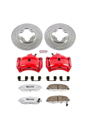 Clearance Power Stop 1997 Acura CL Front Z26 Street Warrior Brake Kit w/Calipers — PMD Premier Motoring Development