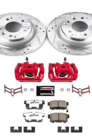 Viral Power Stop 96-98 Acura RL Rear Z26 Street Warrior Brake Kit w/Calipers — PMD Premier Motoring Development