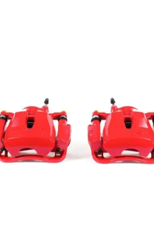 Top Rated Power Stop 09-10 Pontiac Vibe Front Red Calipers w/Brackets - Pair — PMD Premier Motoring Development