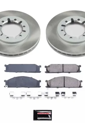 Budget Power Stop 98-04 Nissan Frontier Front Semi-Coated Rotor Kit — PMD Premier Motoring Development
