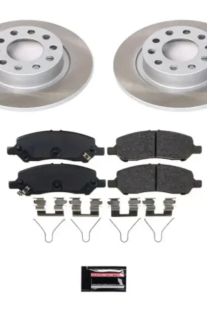 While Supplies Last Power Stop 13-16 Dodge Dart Rear Semi-Coated Rotor Kit — PMD Premier Motoring Development