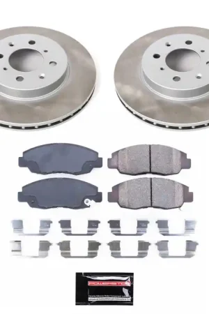 Crafted Power Stop 10-14 Honda Insight Front Semi-Coated Rotor Kit — PMD Premier Motoring Development