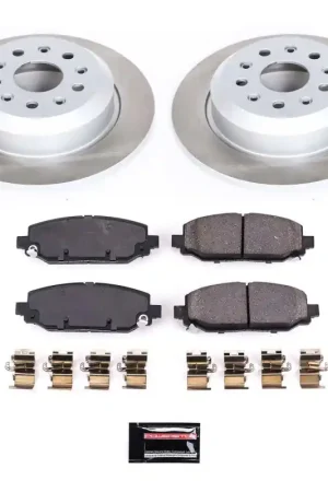 Time-Limited Power Stop 18-22 Jeep Wrangler Rear Semi-Coated Rotor Kit — PMD Premier Motoring Development