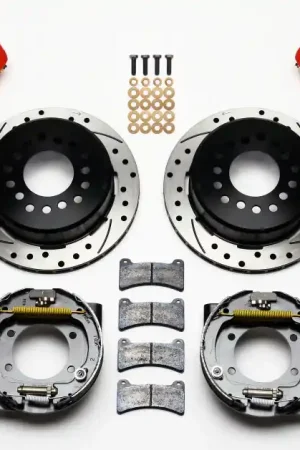 Luxury Wilwood Dynapro Low-Profile 11.00in P-Brake Kit Drill-Red 93-97 Camaro — PMD Premier Motoring Development