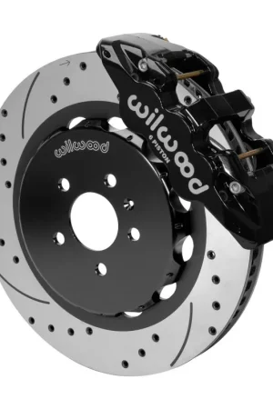 Final Sale Wilwood AERO6 Front Kit 15.00in BBK - 08-12 Audi A4/A5/S5 - Drilled &— PMD Premier Motoring Development