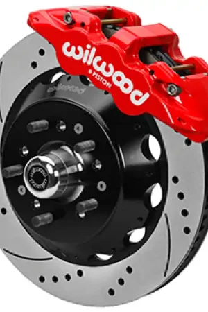 Wilwood Forged 6 Piston Red Superlite Caliper, GT 72 Vane Vented Spec3 — PMD Premier Motoring Development Fast Shipping