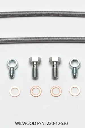 Wilwood Flexline Kit D52 Caliper 10in w/ Banjo 10mm -3/8-24 Chassis — PMD Premier Motoring Development Order Now