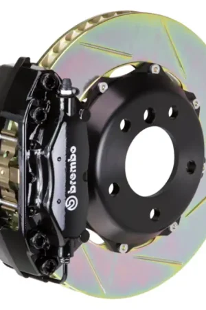 Price Cut Brembo 06-09 S2000 Rear GT BBK 4 Piston Cast 328x28 2pc Rotor Slotted— PMD Premier Motoring Development