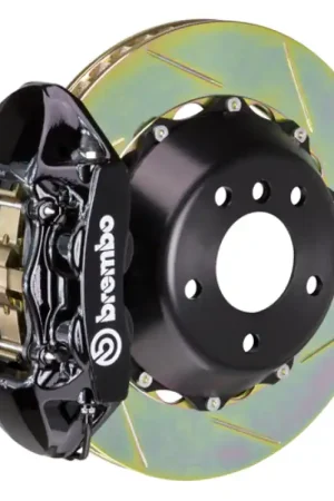Brembo 07-15 Q7 (4L) Rear GT BBK 4 Piston Cast 380x28 2pc Rotor Slotte — PMD Premier Motoring Development Special Offer