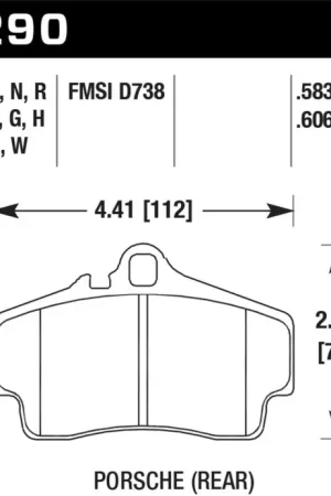 Flash Sale Hawk 98 Porsche 911 Targa / 99-08 911 Carrera 4 / 00-06 Boxster S Blue — PMD Premier Motoring Development
