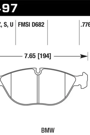 Limited Time Hawk 04-06 Audi TT Quattro / 04-05 VW Golf R32 Perf Ceramic Street Fro — PMD Premier Motoring Development