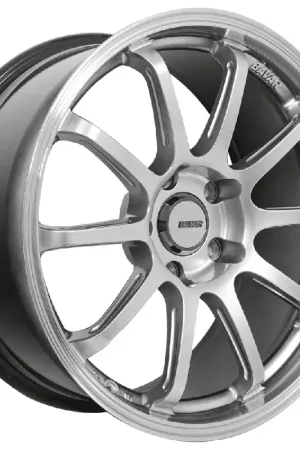 18x9.5" Bavar Racing BVR03 Hyper Black with Machined Lip Flow Formed Wheels (5x120/112/114, +38mm) Free Delivery