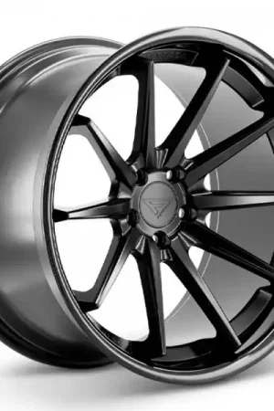 19" Ferrada Wheels FR4 Matte Black with Gloss Black Lip Rims Authentic