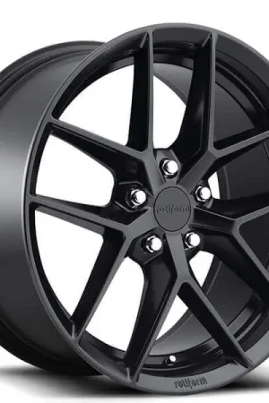 19" Rotiform Wheels R134 FLG Matte Black Rims Crafted