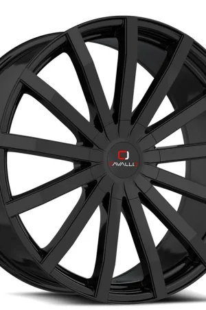 18" Cavallo Wheels CLV-52 Gloss Black Rims Holiday Sale