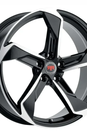 Genuine 18" Revolution Racing Wheels RR20 Black Machined Rims