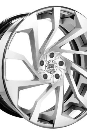 20" Lexani Forged Wheels LZ-775 Magnus Brushed Silver Face with Chrome Lip Rims Must Have