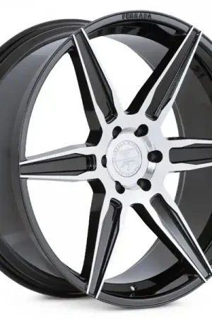 22" Ferrada Wheels FT2 Black Machined Rims Authentic