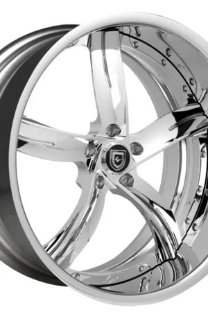 24" Lexani Forged Wheels LF-735 Nickle Chrome Rims Grab Now