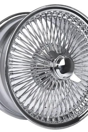 Viral 16x7" LA Wire Wheels FWD 100-Spoke Straight Lace Chrome Rims
