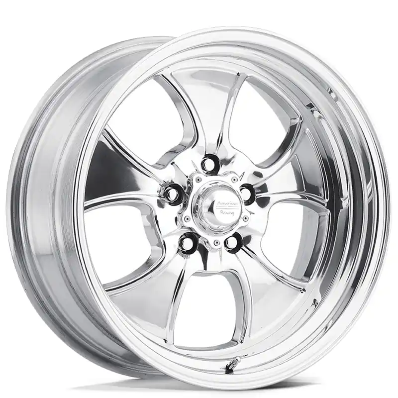 17" American Racing Wheels Vintage VN450 Hopster Polished Rims Fresh Stock
