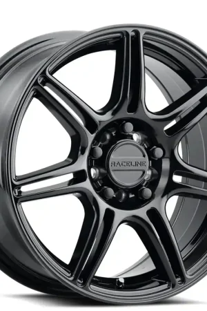 17" Raceline Wheels 148B Apex Gloss Black Rims Grab Now