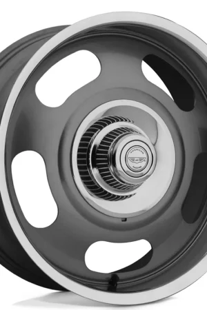 17" American Racing Wheels Vintage VN506 Mag Gray Center with Polished Lip Rims Direct From Factory