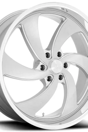 New Arrival 24" U.S. Mags Wheels Desperado 6 U134 Silver Brushed with Diamond Cut Lip Rims