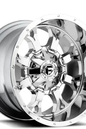 Warranty Included 20" Fuel Wheels D516 Krank Chrome Off-Road Rims