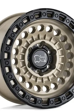 17" Black Rhino Wheels Sentinel Desert Sand with Black Lip Edge Off-Road Rims Limited Offer