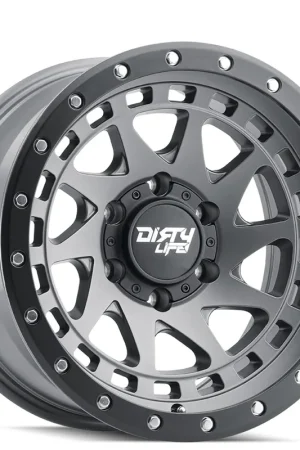 Don’t Miss Out 17" Dirty Life Wheels Enigma Pro 9311 Satin Graphite with Black Lip Off-Road Rims