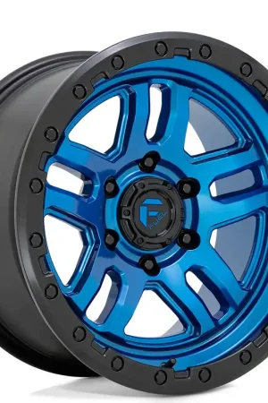 17" Fuel Wheels D790 Ammo Blue with Black Lip Off-Road Rims Time-Limited