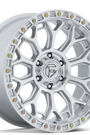 Final Sale 17" Fuel Wheels FC901 Talon Gloss Silver with Machined Face Off-Road Rims