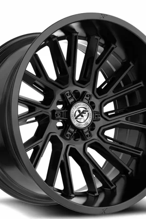 17" XF Off-Road Wheels XF-230 Satin Black Rims Limited Offer