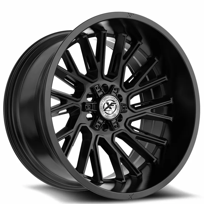 17" XF Off-Road Wheels XF-230 Satin Black Rims Limited Offer