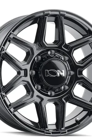 20" Ion Alloy Wheels 146 Gloss Black Off-Road Rims No Minimum Order