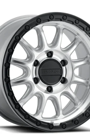 20" Raceline Wheels 960MB Alpha Machined with Black Ring Off-Road Rims Worldwide Shipping