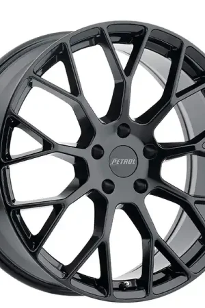 15" Petrol Wheels P2B Gloss Black Rims Trending