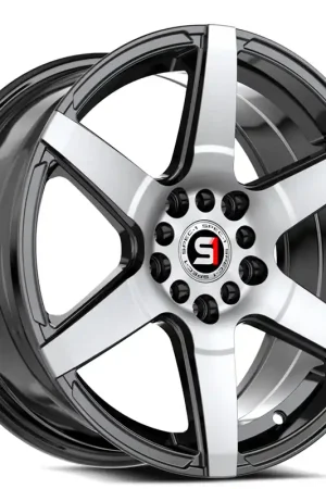 Must Have 16" SPEC-1 Wheels SPT-34 Gloss Black with Machined Rims