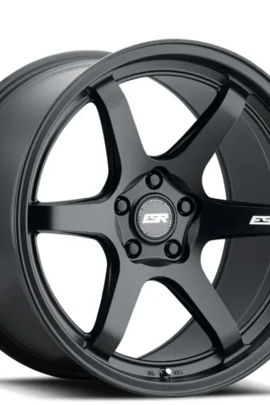 19" ESR Wheels AP6 Full Satin Black JDM Style Rims Handmade