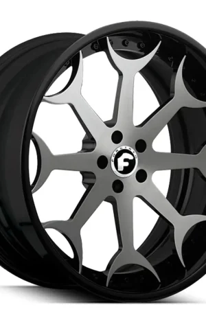 19" Forgiato Wheels Capolavaro Graphite with Gloss Black Lip Forged Rims Limited Offer