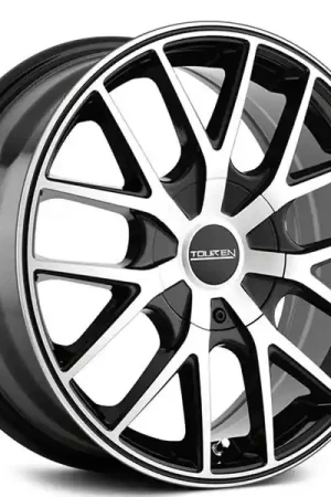 19" Touren Wheels TR60 3260 Black with Machined Face and Black Ring Rims Price Cut