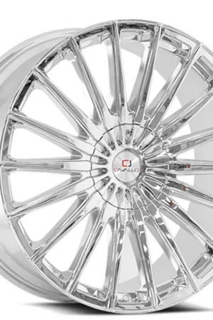 Bargain 20" Cavallo Wheels CLV-34 Nano Chrome Rims