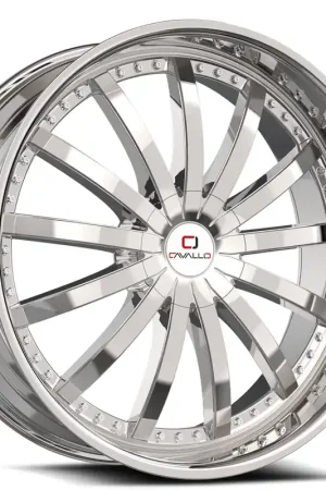 20" Cavallo Wheels CLV-53 Nano Chrome Rims Direct From Manufacturer