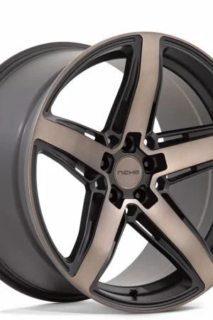 20" Niche Wheels M271 Teramo Matte Black with Double Dark Tint Rims Limited Edition