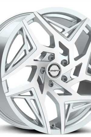 20" Shift Wheels Valve Silver Machined Rims Certified